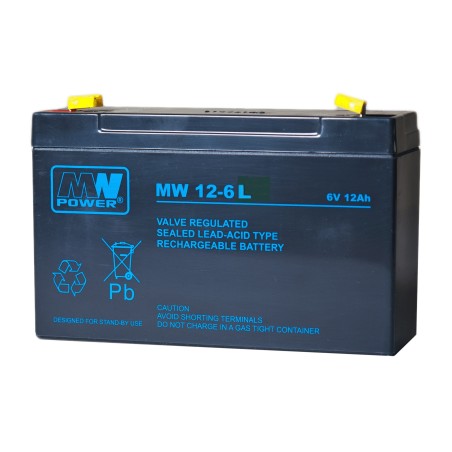 AKUMULATOR AGM 6V 12Ah MW 12-6L